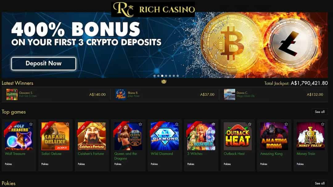 Cổng game Rich Casino đẳng cấp hàng đầu trong làng cá cược online